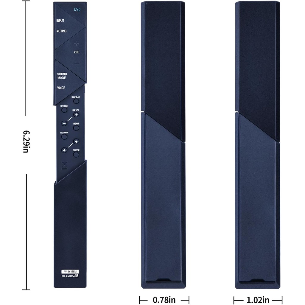 RM-ANU164 เปลี่ยนรีโมทคอนโทรล fit สําหรับ Sony Sound Bar HT-ST7 HT-ST3 SA-WST7 SS-ST3 SS-WST3 SA-ST7