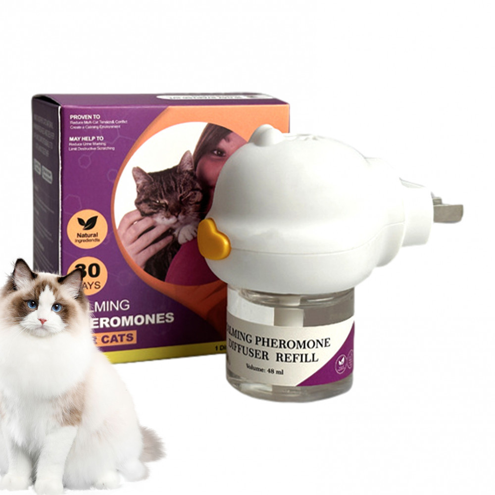 Cat Calming Diffuser - สเปรย์บรรเทาความวิตกกังวลเพื่อลดความเครียดสําหรับสัตว์เลี้ยง