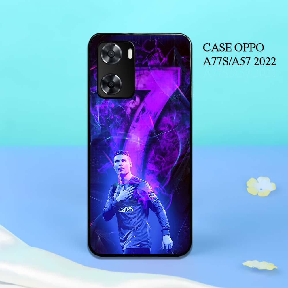 [MC06] SOFTCASE HARDCASE GLOSSY SHINY OPPO A57 2020 - A77S PREMIUM QUALITY FOOTBALL MOTIF
