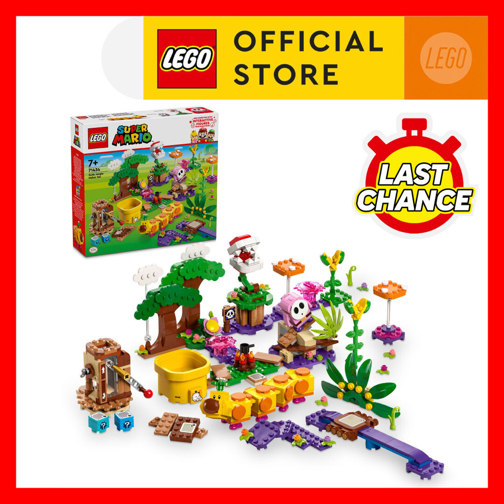 LEGO Super Mario 71434 Soda Jungle Maker Set (598 Pieces)