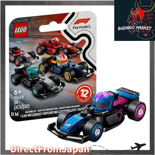 รถแข่ง LEGO F1 Collector's Race Car Alpine | รถแข่ง Alpine F1 Team [71049-6] 【DirectFromJapan】