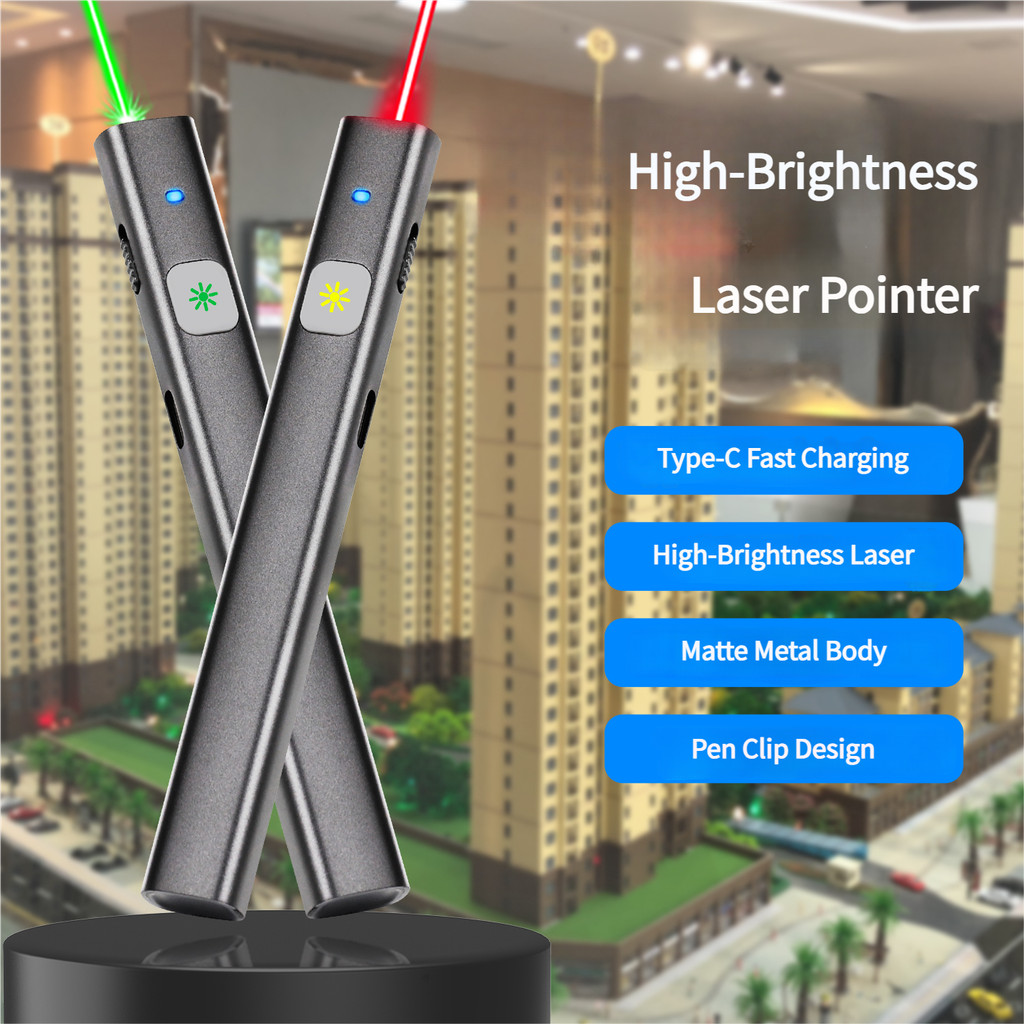 YuHeng Y130 ปากกาเลเซอร์เขียวสว่างสูง ระยะยิง1000เมตร ชาร์จเร็วType-C ใช้งานหลายสถานการณ์