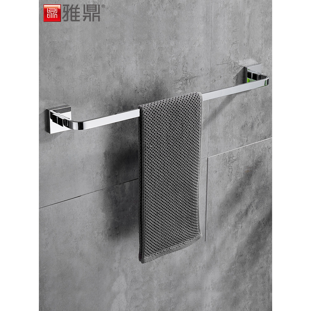 Yading สุขาภิบาล Ware Coro Series ทองแดงทั้งหมดจี้ฮาร์ดแวร์ห้องน้ําราวแขวนผ้าก้านเดี่ยวราวแขวนผ้าอาบ