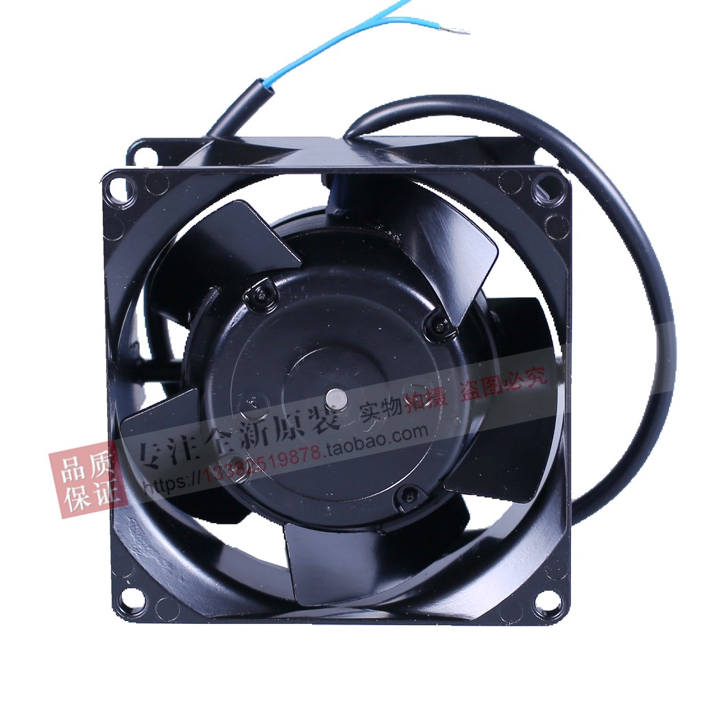 8556N ยี่ห้อใหม่ ebmpapst 8038 AC230V ทนอุณหภูมิสูง 8550N พัดลมระบายความร้อนสีทองทั้งหมดพัดลม