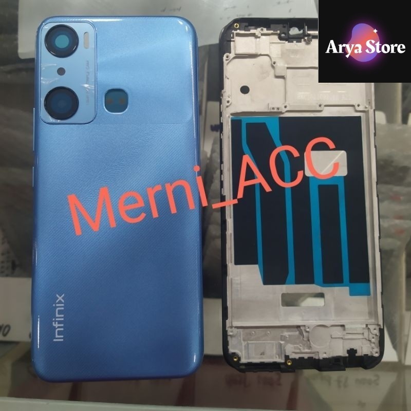 Hausing fullset frame lcd Infinix Hot 20i X665E - X665C Backdor และ Frame กระดูกกลาง