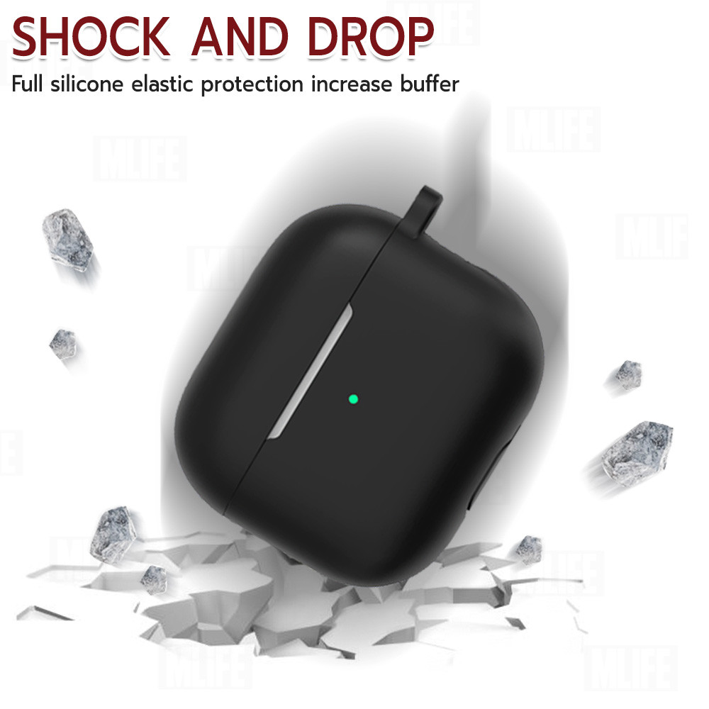 MLIFE - เคส OPPO Enco Air 4 (2025) เคสซิลิโคน เคสกันรอย เคสหูฟัง สายคล้องคอ หูฟังไร้สาย หูฟังบลูทูธ Earphone Case Cover - รูปที่ 3