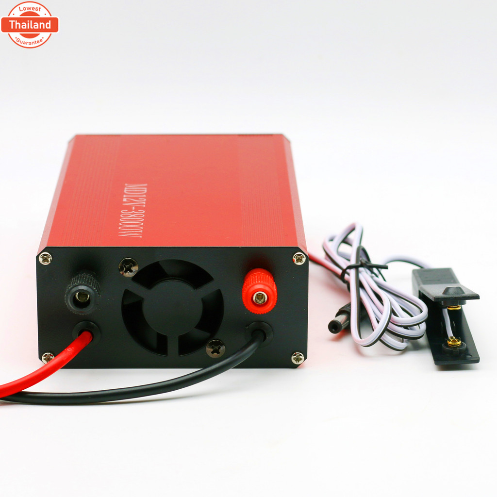 อินเวอร์เตอร์ อินวอเตอร์ 38000W DC12vตัวแปลงไฟฟ้า ดิจิตอลจอแสดงผล แปลงไฟรถ