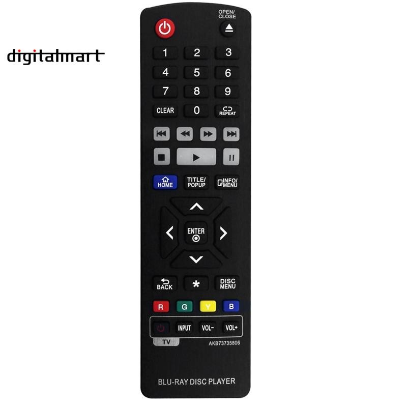เปลี่ยน AKB73735806 รีโมทสําหรับเครื่องเล่น Blu-Ray UBK90 BP330 BP430 BP430N BP530 BP540 BPM54 BP735