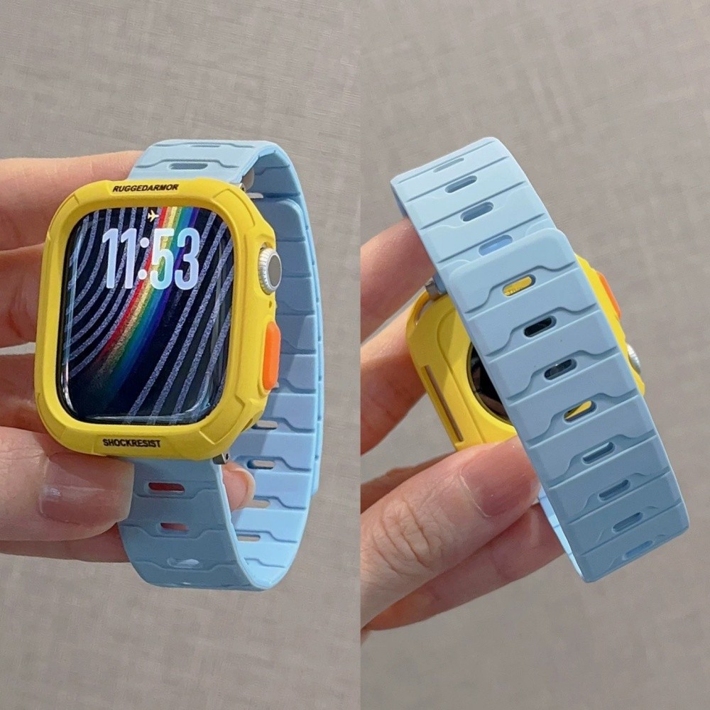 สายซิลิโคนลายขนาดเหมาะสําหรับ ฉันดู 10/9/8/7/6/กับ/5/4/3/2/1 สายรัดแม่เหล็กเหมาะสําหรับ49/46/45/44/42/41/40/43/38มม