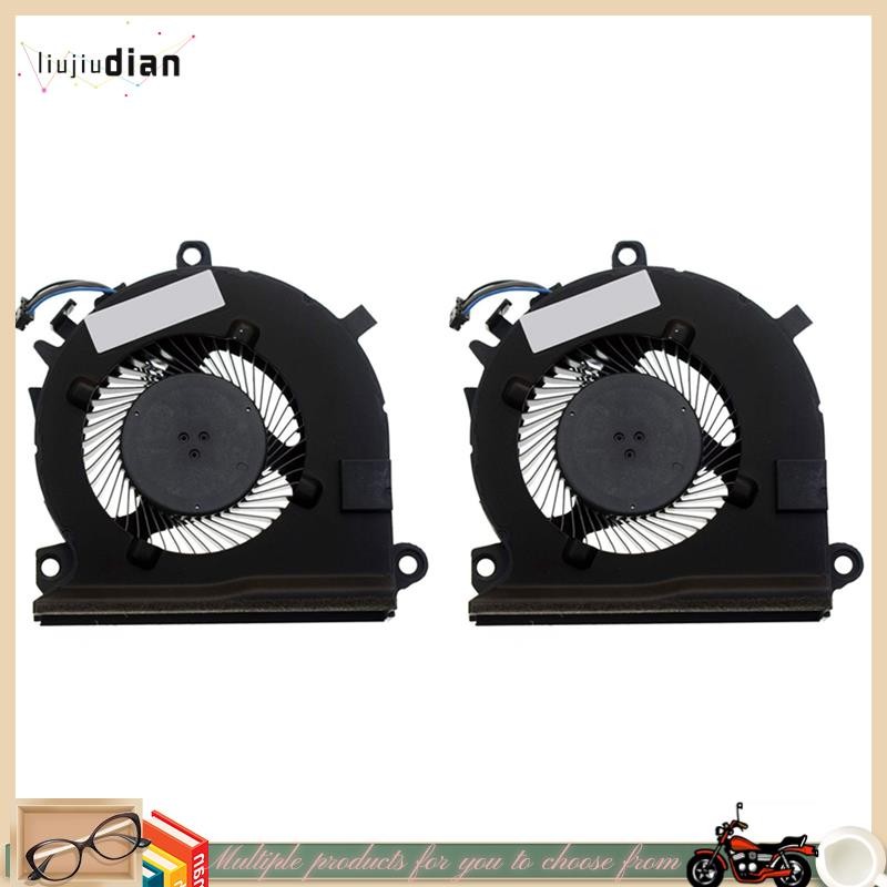 พัดลมระบายความร้อน CPU แล็ปท็อปliudian.th2X DFS2000055K0T DC5V 0.5A 4PIN สําหรับ Pavilion Gaming 15-