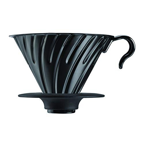 HARIO V60 Metal Coffee Dripper for 1~4 cups of coffee drip matte black VDMR-02-MB 9.0 x 14.5 x 12.0c