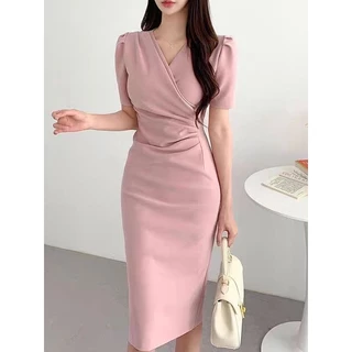 เดรส กระโปรงยาว เดรสงานแต่ง เดรสเกาะอก dress ออกงาน world XXXL