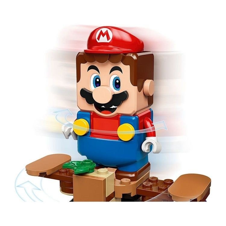 Swallowing Building Blocks ใช้งานร่วมกับ Lego Challenge Feifei Hualing 71382 คนขยายระดับ Super Mario