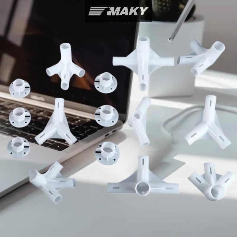 LLPH 15PCS Outdoor Camping เครื่องมืออะไหล่พลาสติกสําหรับ 3x6m Gazebo กันสาดเต็นท์ฟุตมุม Center Conn