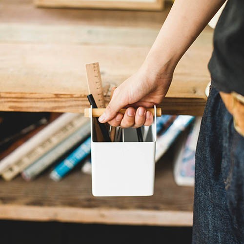 Japan yamazaki Industry yamazaki Sundries Pencil Desktop House Shape Storage Box 4151