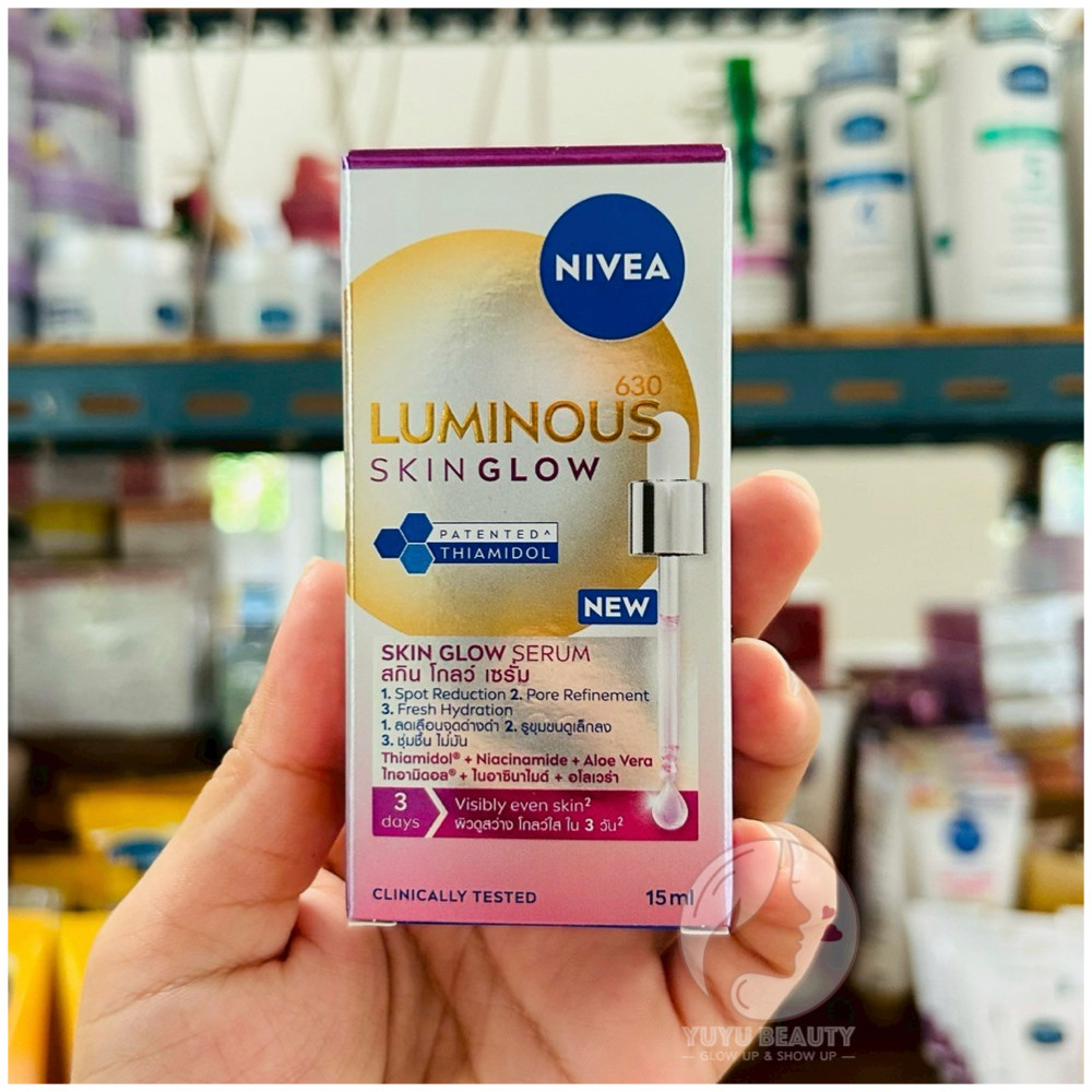 NIVEA Luminous630 Skin Glow Serum 15 Ml. นีเวีย ลูมินัส630 สกิน โกลว์ เซรั่ม 15 มล