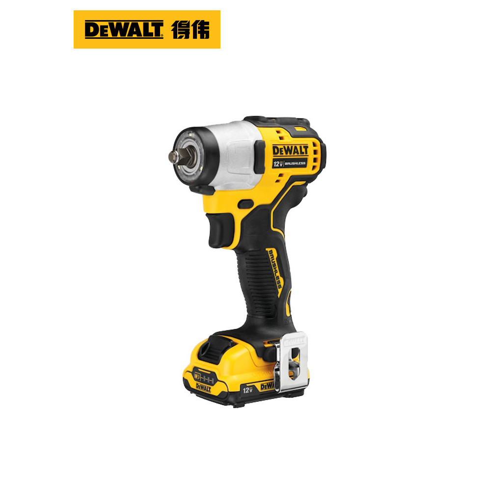DeWalt 10.8 V/12 V แบตเตอรี่ลิเธียมประแจผลกระทบแบบไม่มีแปรง DCF902C2 ขนาดกะทัดรัดประเภท 3/8 DeWalt D