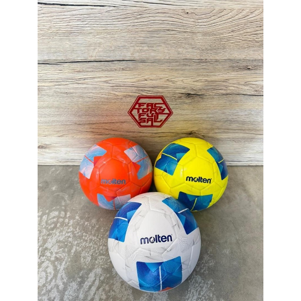 HIJAU MOLTEN F9N1510 (WHITE/GREEN/ORANGE) FUTSAL BALL