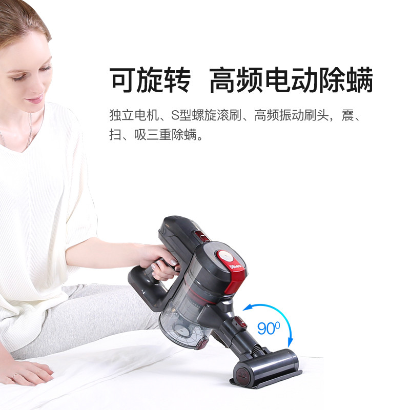Dibea/Dibea D008pro เครื่องดูดฝุ่นไร้สายในครัวเรือนขนาดเล็กที่มีประสิทธิภาพ High-Power เครื่องดูดฝุ่