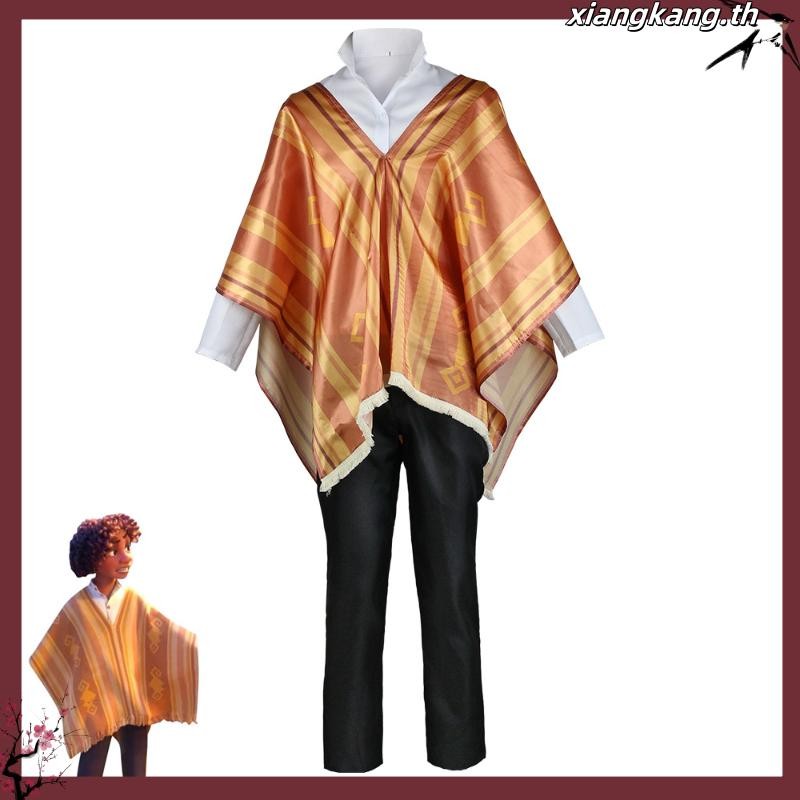 Encanto Cosplay Cloak Outfit Costume Cape Clo Bruno Halloween Carnival Suit