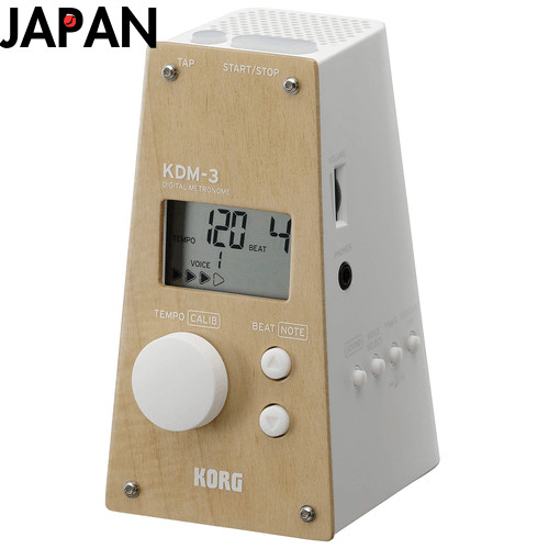 KORG เมโทรโนม KDM-3-WDWH ไม้สีขาว