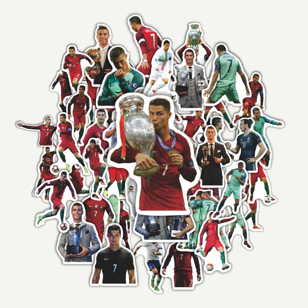 สติ๊กเกอร์แพ็ค CR7 สติ๊กเกอร์ Portugal V1 | สติ๊กเกอร์ TUMBLR | สติ๊กเกอร์แล็ปท็อปสําหรับกระเป๋าเดิน