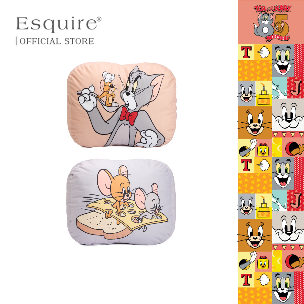 หมอนอิง ขนาด 60x50x20 ซม. Tom & Jerry Collection นุ่มสบาย ลดไรฝุ่น