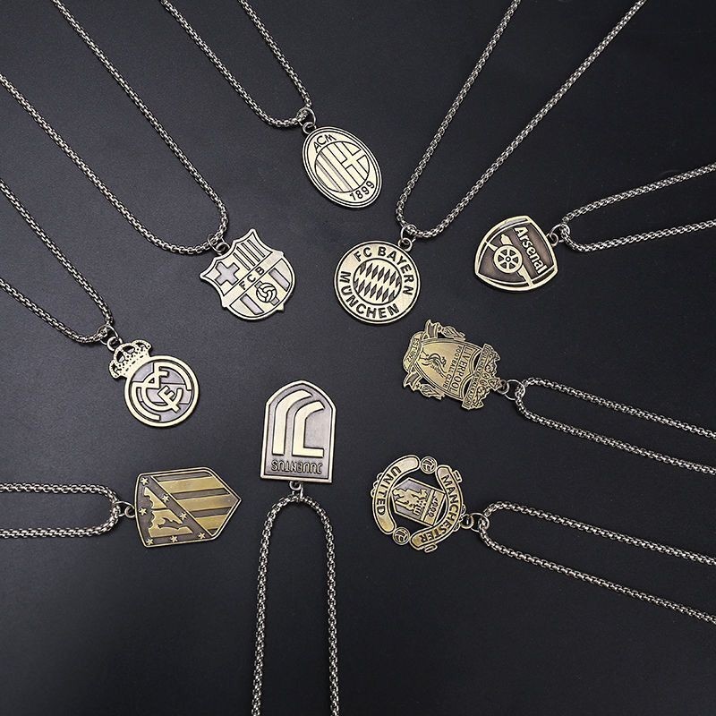 Messi C Rinal Bazaar Euwen จักรพรรดิม้าสร้อยคอจี้ปารีสแมนเชสเตอร์ซิตี้ลิเวอร์พูลฟุตบอลจี้จี้-oo16 4K