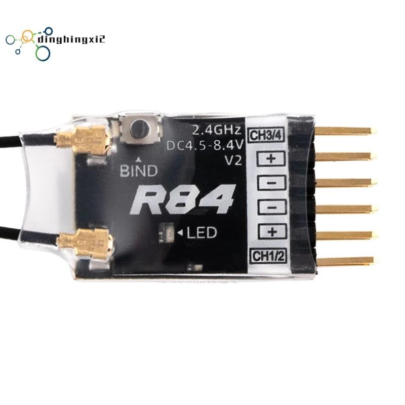 สําหรับ R84 V2 4CH ใช้งานร่วมกับ PWM RC Receiver สําหรับ D8 D16 SFHSS TX12 T16S เครื่องส่งสัญญาณ