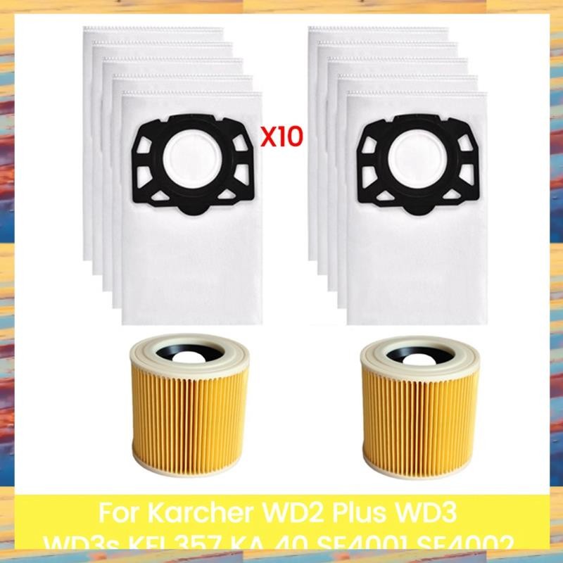 [LMQN] กระเป๋าเปลี่ยนชิ้นส่วนตัวกรองสําหรับ WD2 Plus WD3 WD3s KFI 357 SE4001 SE4002 KA 40 เครื่องดูด