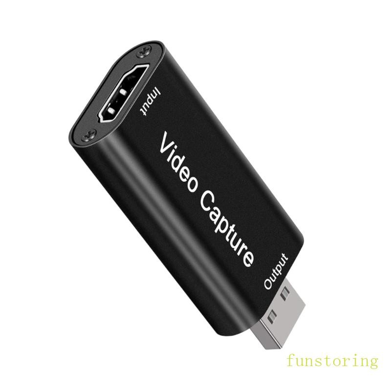 FUN USB2 0 ถึง HDTV Video Capture Card Video Converter Capture อะแดปเตอร์การ์ดวิดีโอ 1080P 30Hz สําห