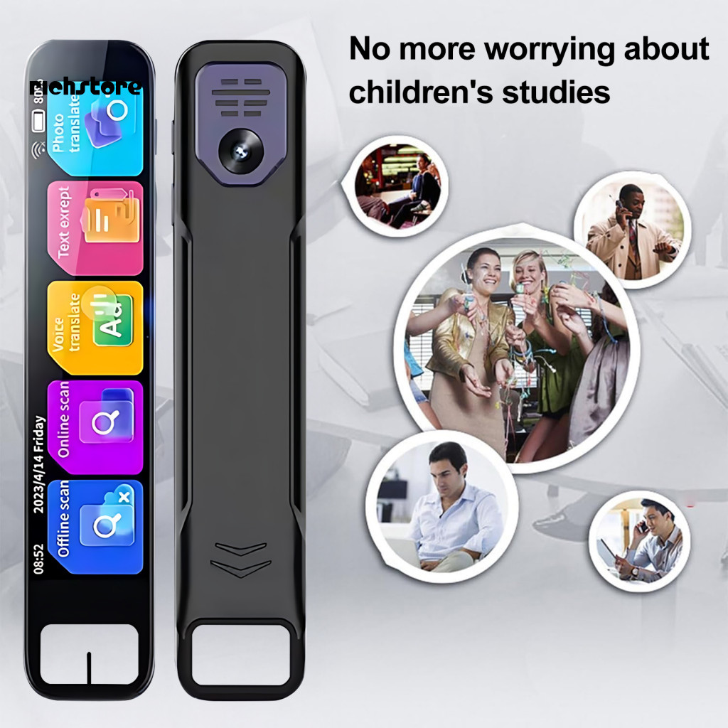 <richstore> Ai Assisted Translation Pen ปากกาแปลพร้อมปากกาหน้าจอสัมผัสผู้แปลภาษาสุดยอดของคุณการเรียน