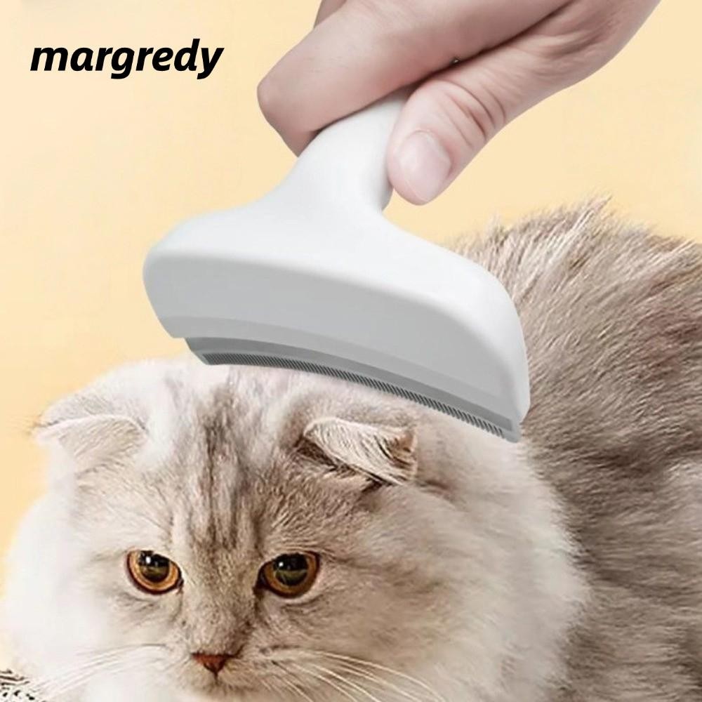 MARGREDY หวีแปรงสุนัข, Anti Arched หัวแมว Detangling แปรง, สแตนเลสฟัน Ergonomic Handle สัตว์เลี้ยงกรูมมิ่งเครื่องมือสําหรับสัตว์เลี้ยง Hair Care