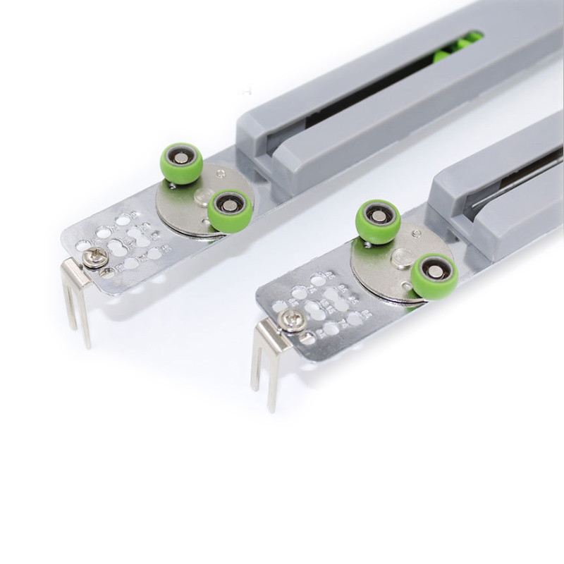 Hongxin GC090 Cushioner ประตูบานเลื่อน Damper ตู้เสื้อผ้าเลื่อนรอกติดตามใกล้ตําแหน่ง Anti-Rebound