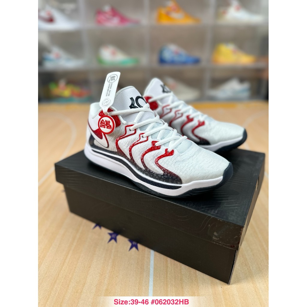 Spot รองเท้าบาสเก็ตบอล Nike KD 17! มะเร็งเต้านม! มาตรฐานจริงพร้อมเบาะลม!