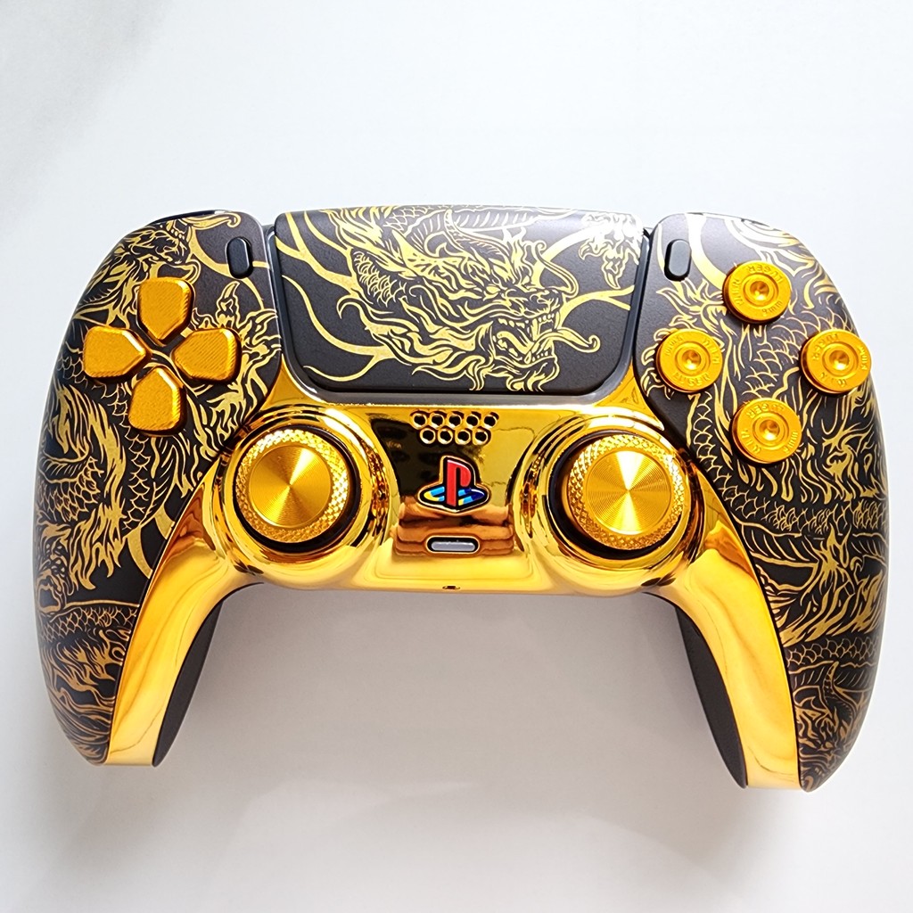 ดัดแปลงและอัพเกรด Hall TMR rocker ps5 handle PS5 original handle ps5 wireless controller: King Golde