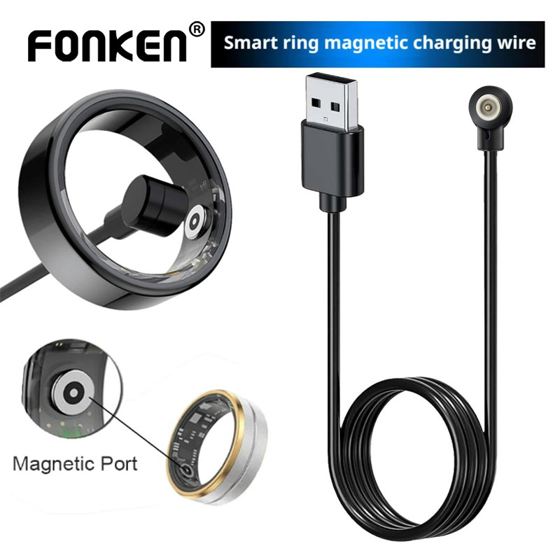 Fonken สมาร์ทแหวนแม่เหล็กดูดสายชาร์จ USB Dock Connector สําหรับ Samsung Oura สมาร์ทแหวน