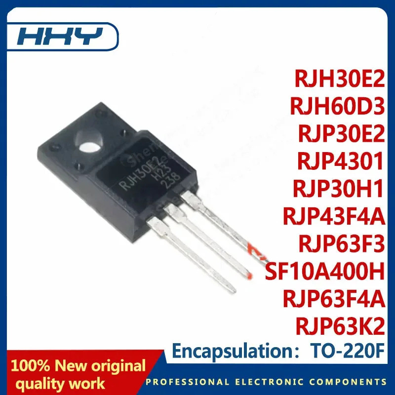 5PCS RJH30E2 RJH60D3 RJP30E2 RJP30H1 RJP4301 RJP43F4A RJP60F3 RJP63F4A RJP63F4A RJP400H2 ทรานซิสเตอร