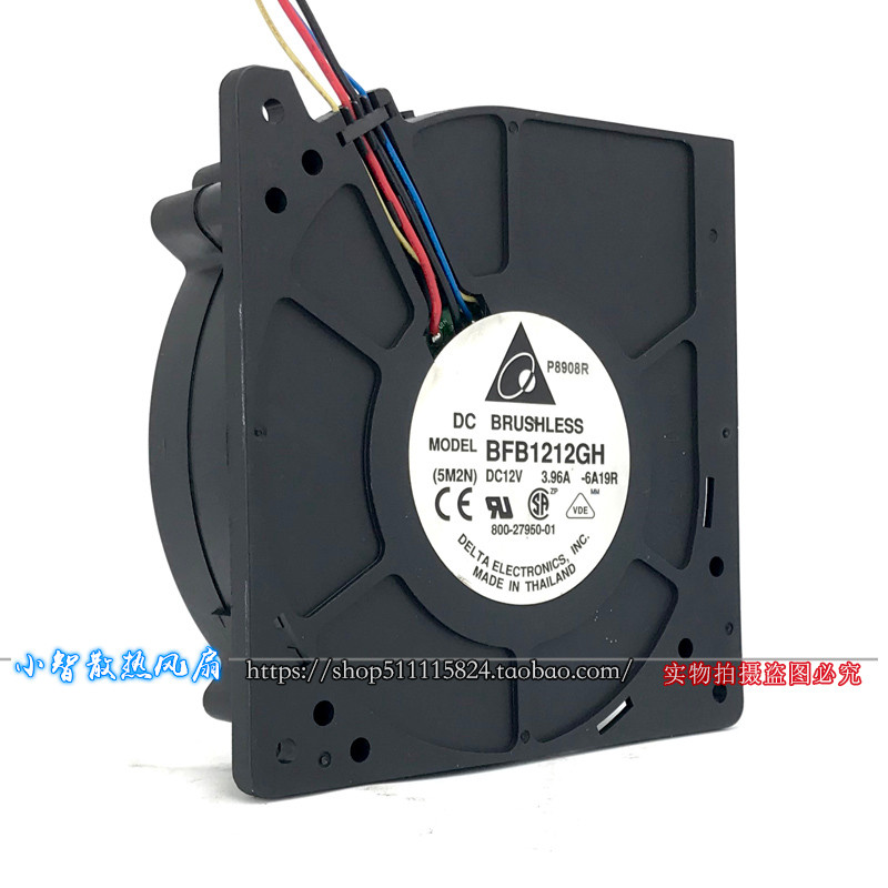พัดลมใหม่ 12032 12 ซม.BFB1212GH 12V 3.96A Turbo Centrifugal Blower Cooling พัดลมรุนแรง