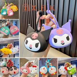 HSTH PVC กระเป๋าใส่เหรียญกระเป๋าเก็บจี้พวงกุญแจกระเป๋าการ์ตู…