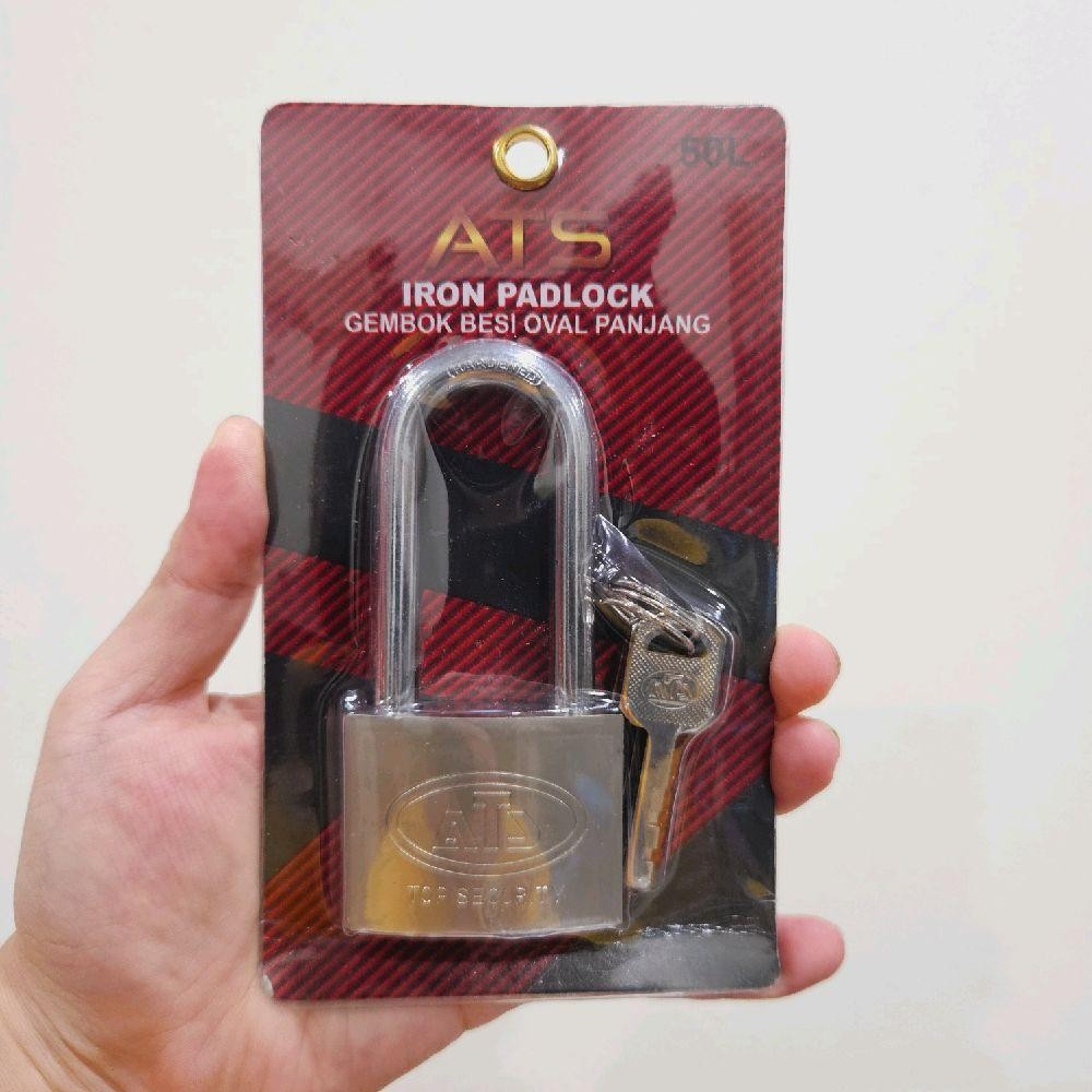 กุญแจยี่ห้อ ATS 50MM คอยาวหนา