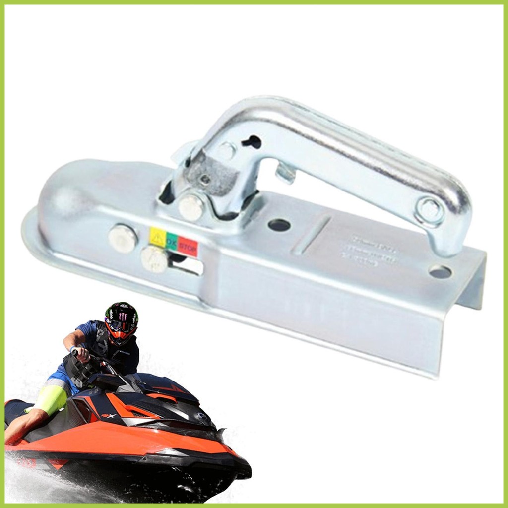 ตรงลิ้น Trailer Coupler Heavy Duty Trailer Ball Head Coupler Humanized Lock Design Trailer อะไหล่สํา