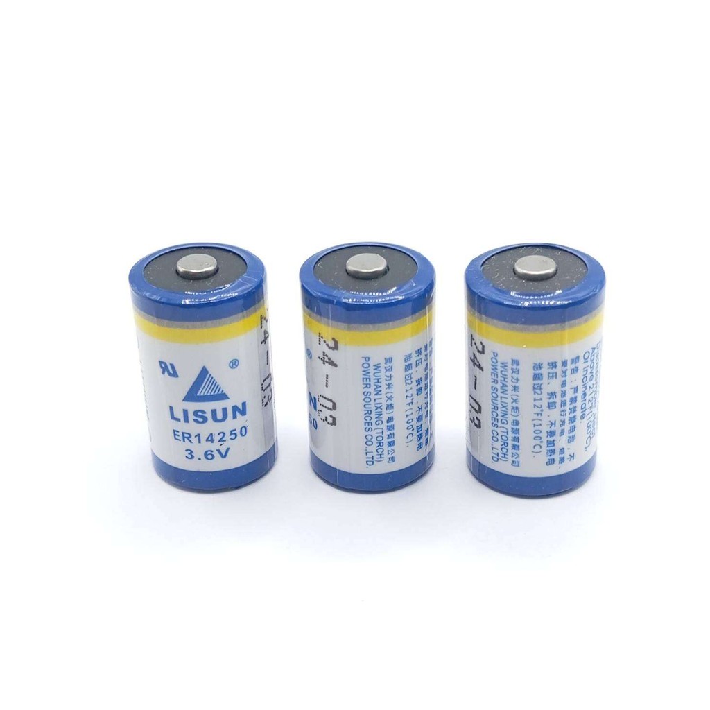 LISUN ER14250 PLC battery 3.6V instrument battery 1/2(AA) Delta PLC battery ER14250h พร้อมส่งจากไทย🇨