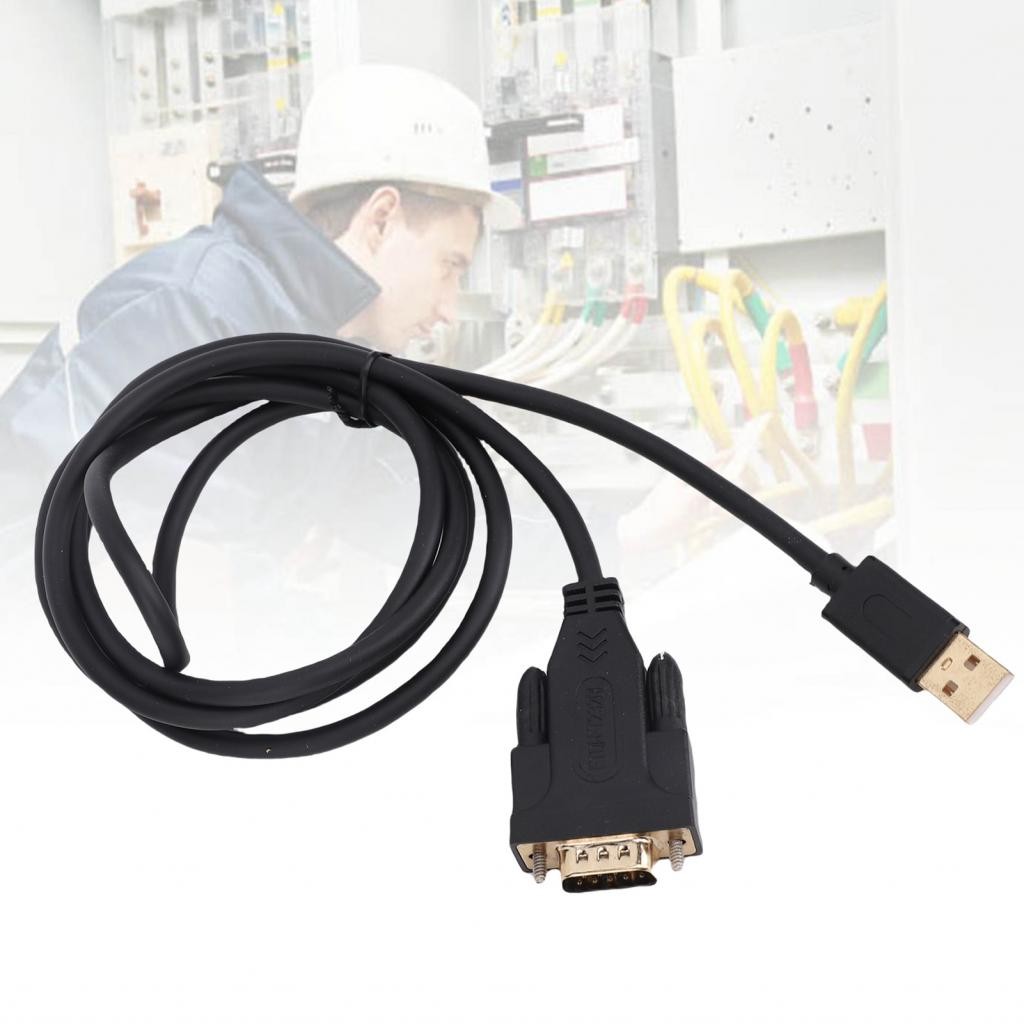 ท้องถิ่นโมโนโพลี-VN USB 2.0 ถึง RS232 DB9 ชายหัว Serial Cable รองรับสําหรับ Wins 10 8 7 1.2m 3.93ft