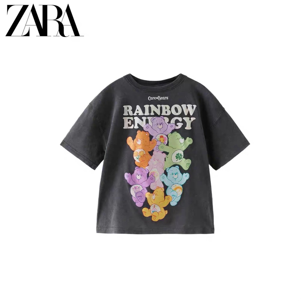 เสื้อยืดแขนสั้น ZZARB'S สไตล์ใหม่ พิมพ์ลายหวาน