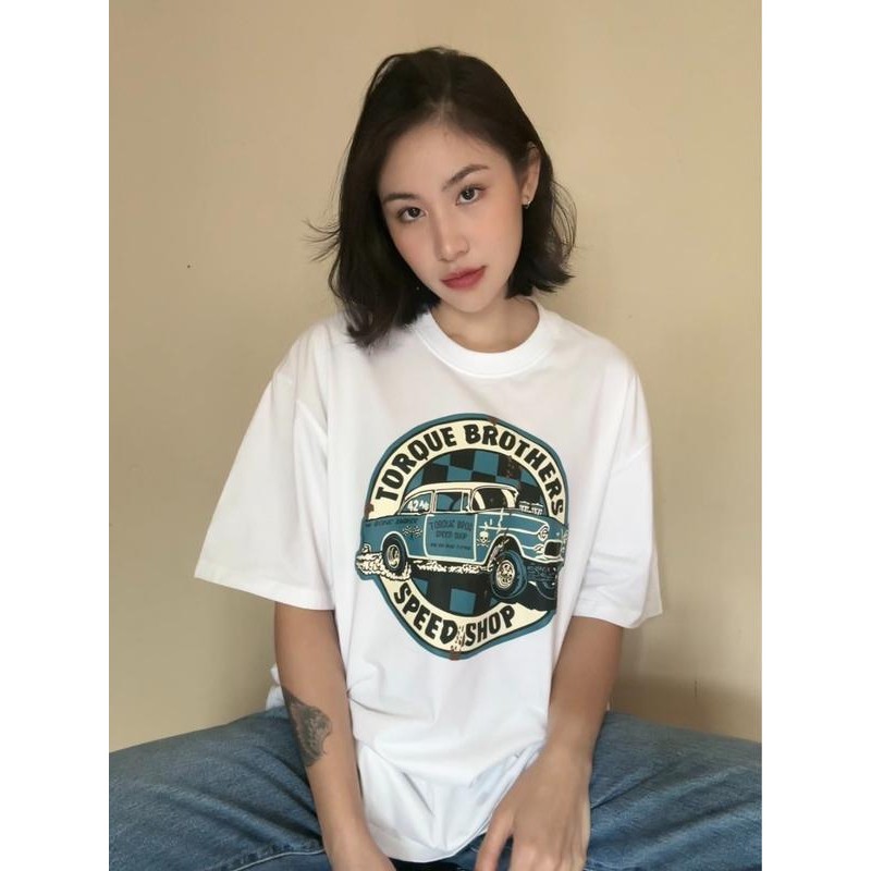 (พร้อมส่ง) เสื้อยืด TORQUE BROTHERS - ผ้าคอตตอน