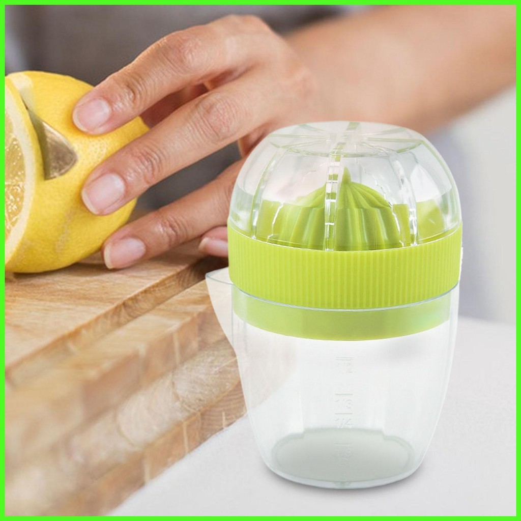 Lime Squeezer Hand Juicer Squeezer พร้อมถ้วยตวงกรอง Gadgets ครัว Citrus Press มัลติฟังก์ชั่น chunnmm