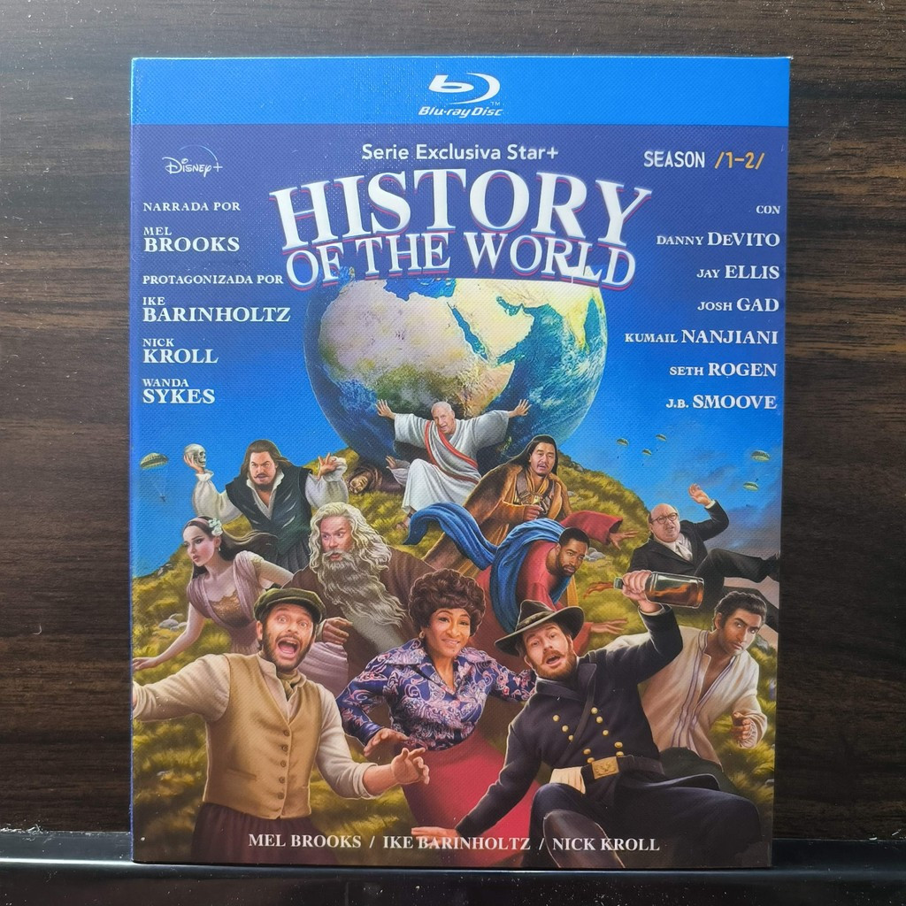 Blu-ray Disc American TV Series ประวัติศาสตร์โลก: Part I ii 2023 EN ZH ES ยี่ห้อใหม่ชนิดบรรจุกล่อง 2