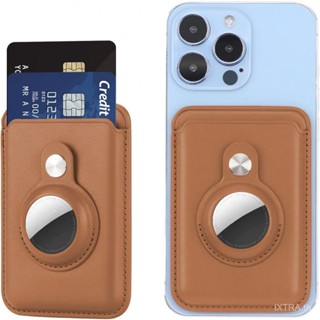 กระเป๋าสตางค์ใส่บัตร MagSafe แบบ Snap-on พร้อมเคส AirTag ในต…