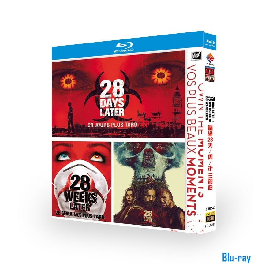 [BRAND NEW SEALED] American Film 28 Days Later...(2002) & 28 สัปดาห์ Later(2007) & 28 Years Later (2
